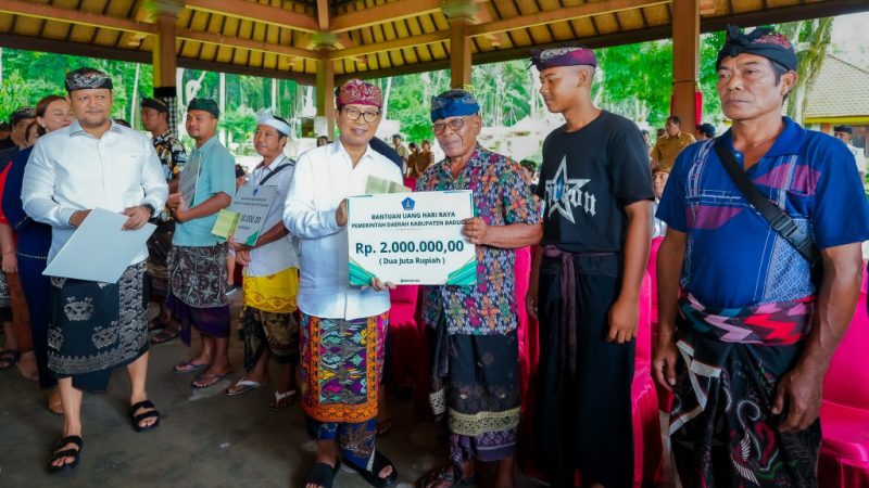 Pemkab Badung Kembali Beri Bantuan Hari Raya Galungan Wujud Nyata Pemerintah Ringankan 83 Ribu Beban Krama Badung