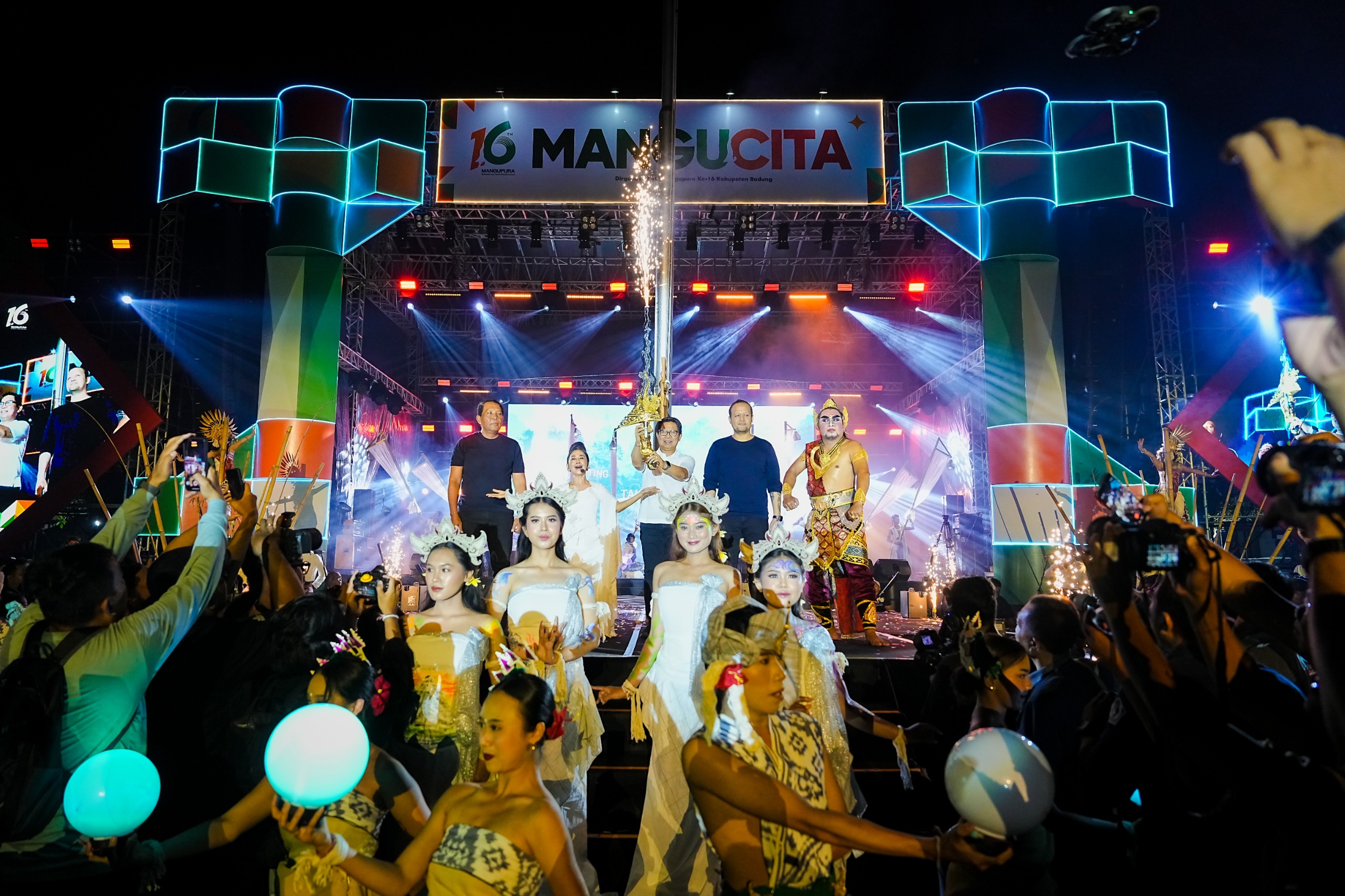 Perayaan Puncak “mangucita” Hut Ke-16 Kota Mangupura