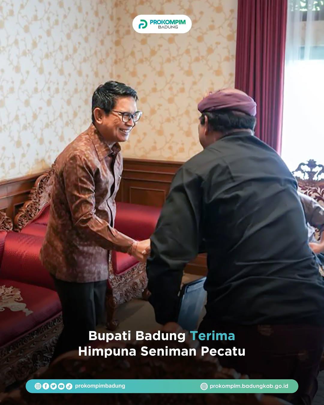 Bupati Badung Terima Himpuna Seniman Pecatu