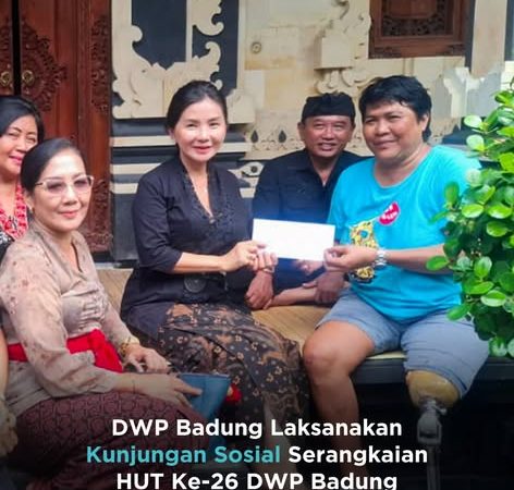 DWP Badung Laksanakan Kunjungan Sosial Serangkaian HUT Ke-26 DWP Badung
