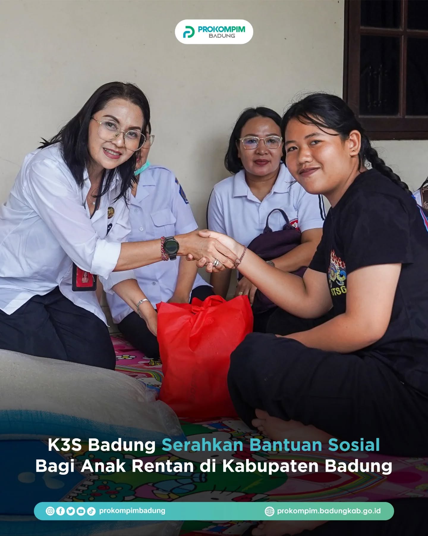 K3S Badung Serahkan Bantuan Sosial Bagi Anak Rentan di Kabupaten Badung