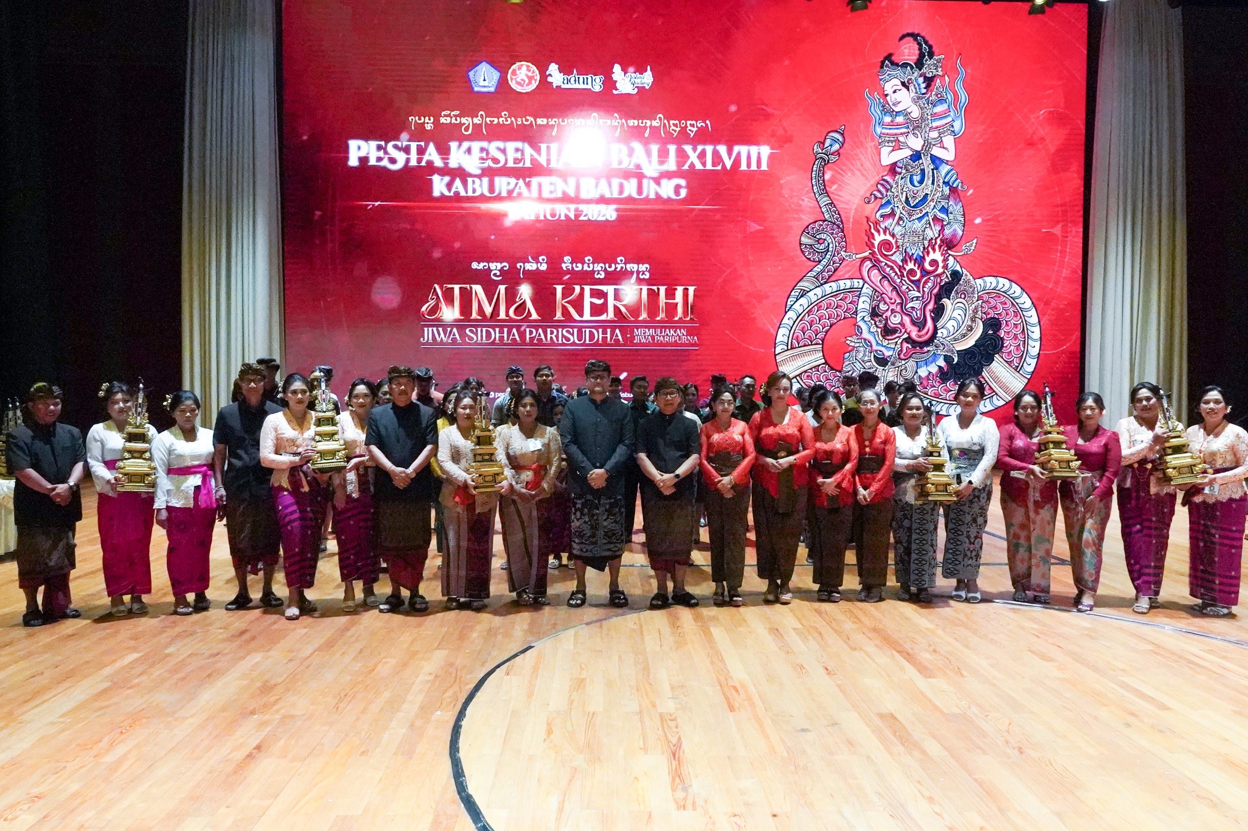 Tutup Pkb Badung, Bupati Adi Arnawa Lepas 26 Duta Seni Ke Provinsi