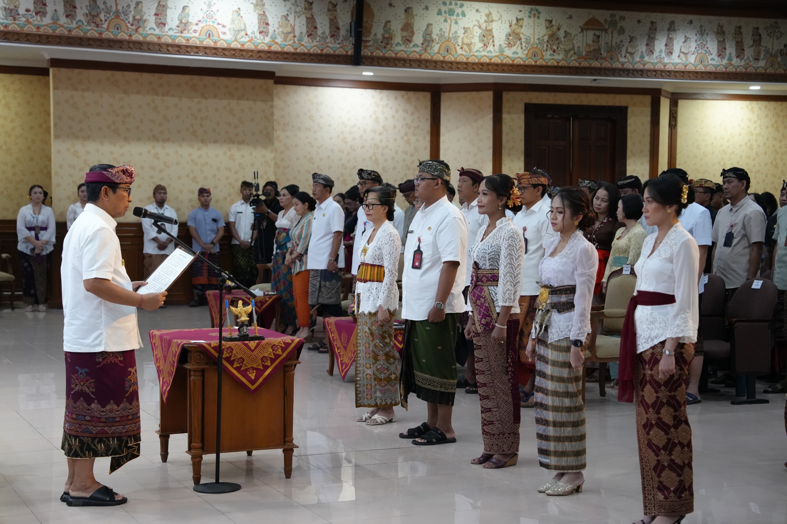 Lantik 163 Pejabat Pemkab Badung Bupati Adi Arnawa Tekankan Kinerja, Tanggung Jawab Dan Amanah Dalam Menjalankan Tugas