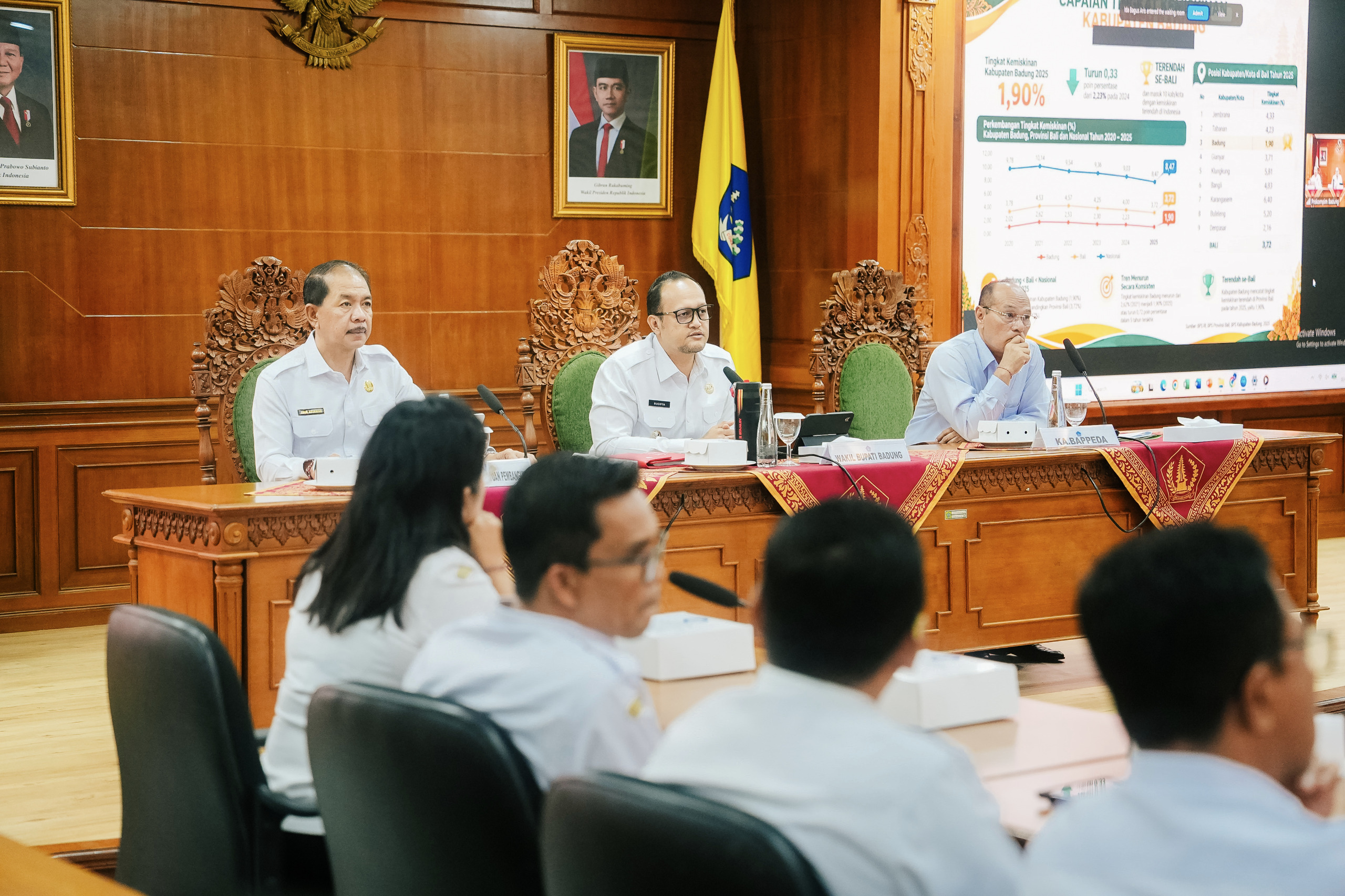 Wabup Pimpin Rakor Penanggulangan Kemiskinan